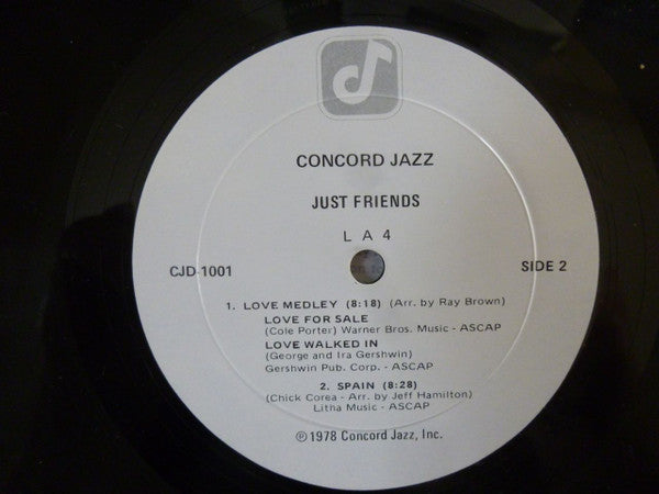 Release: Just Friends-Vinyl-US-1978-CJD-1001-8285304