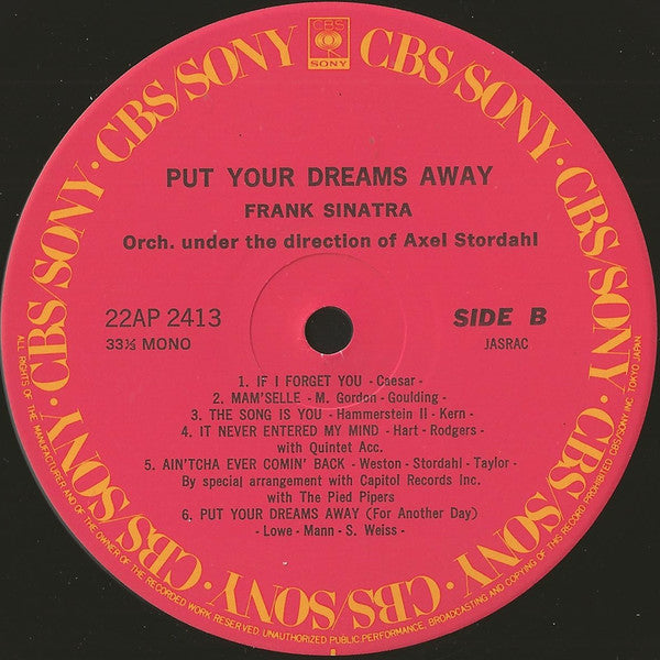 Put Your Dreams Away