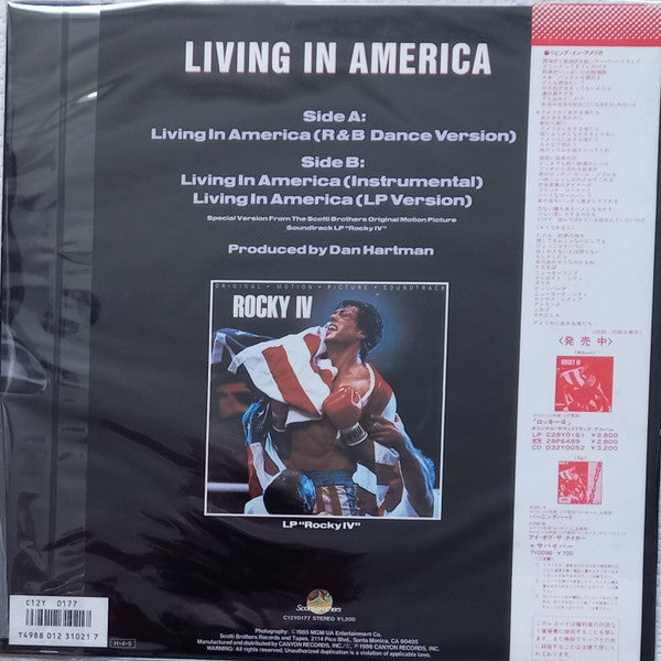 Master Release: Living In America by James Brown