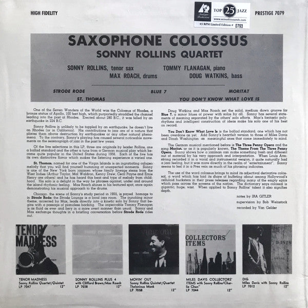 Saxophone Colossus