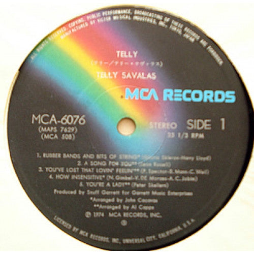 Release: Telly-Vinyl-Japan-1974-MCA-6076-5697388