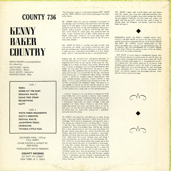 Kenny Baker Country