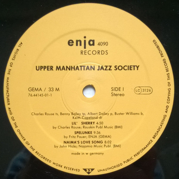 The Upper Manhattan Jazz Society