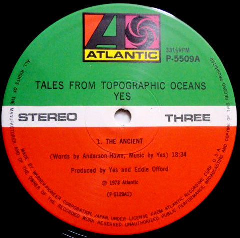 Tales From Topographic Oceans = 海洋地形学の物語