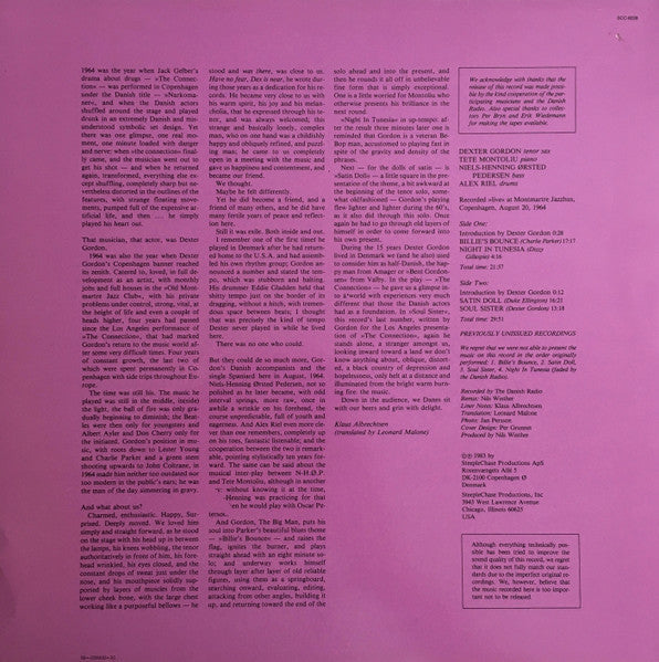 Release: Billie's Bounce-Vinyl-Denmark-1983-SCC-6028-6524279