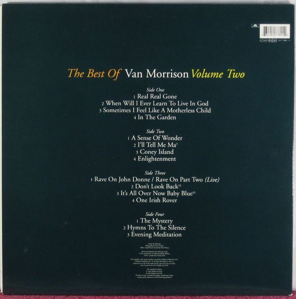 Master Release: The Best Of Van Morrison (Volume Two) by Van Morrison