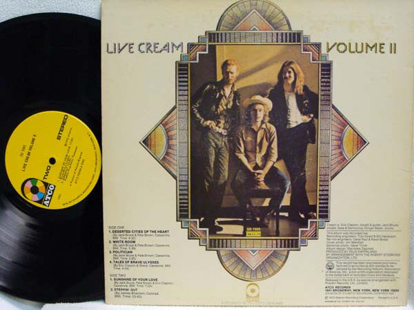 Release: Live Cream Volume II-Vinyl-US-1972-SD 7005-5588162