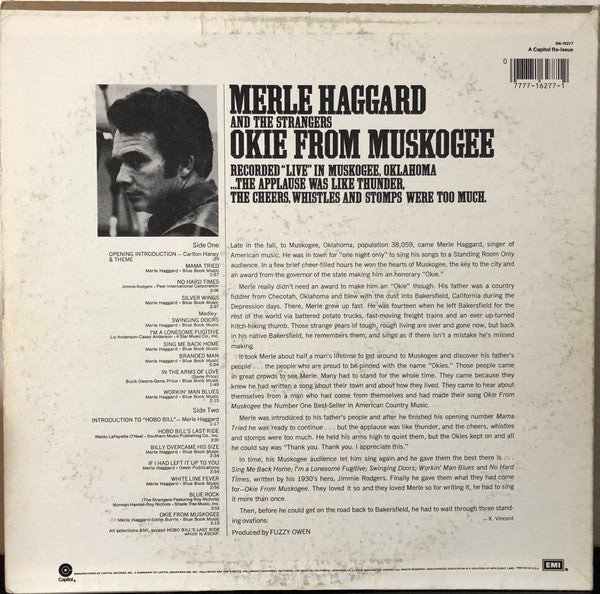 Okie From Muskogee Recorded Live In Muskogee Oklahoma