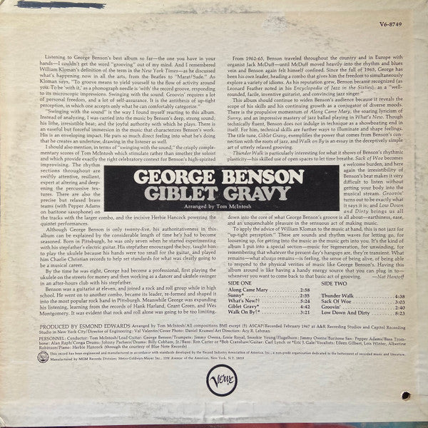 Master Release: Giblet Gravy by George Benson