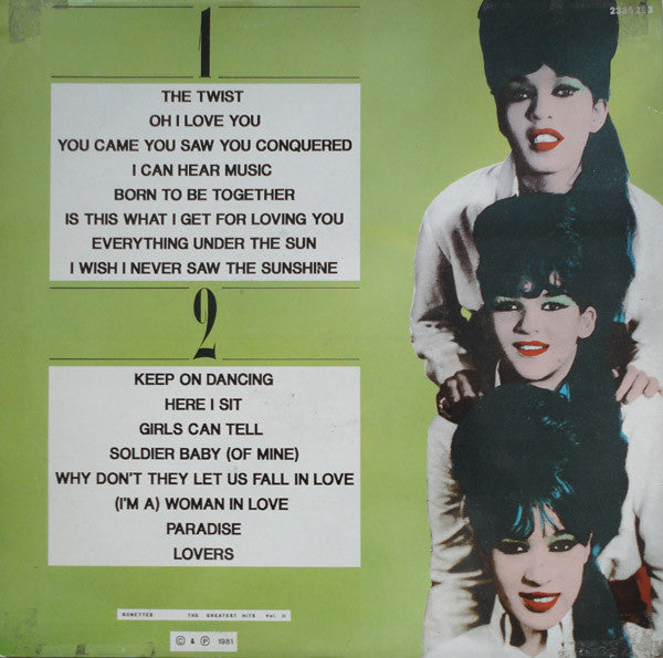 Master Release: The Greatest Hits - Volume 2 by The Ronettes