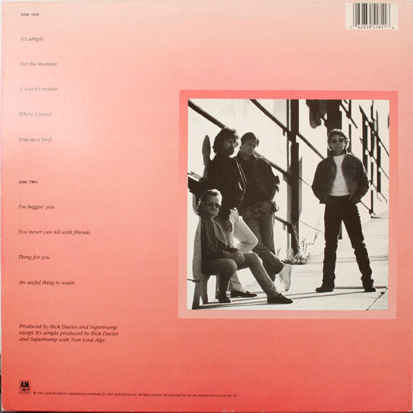 Release: Free As A Bird-Vinyl-UK-1987-AMA 5181-8300024
