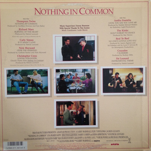 Release: Nothing In Common - Original Soundtrack-Vinyl-Japan-1986-28RS-14-9636818