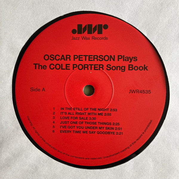 Oscar Peterson Plays The Cole Porter Song Book