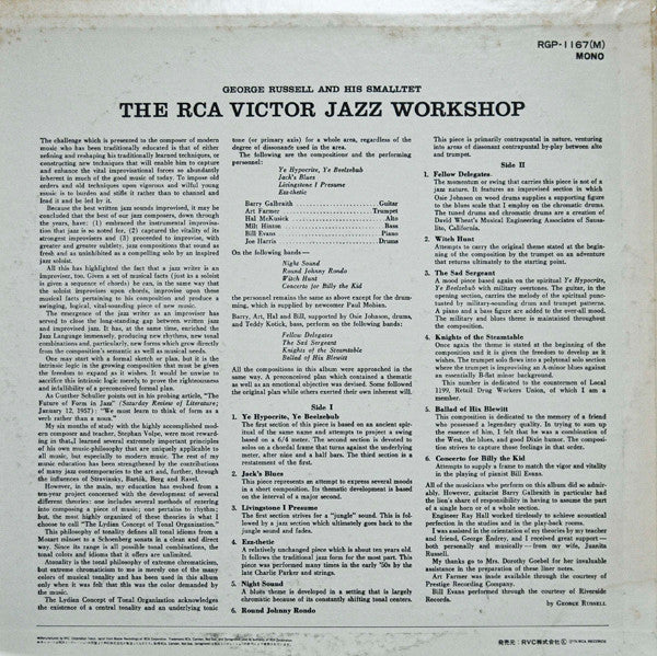 Release: The Jazz Workshop-Vinyl-Japan-1976-RGP-1167(M), LPM-1372, JCM1-8328, RGP-1167Ⓜ-7071646