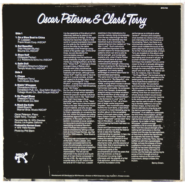 Master Release: Oscar Peterson & Clark Terry by Oscar Peterson