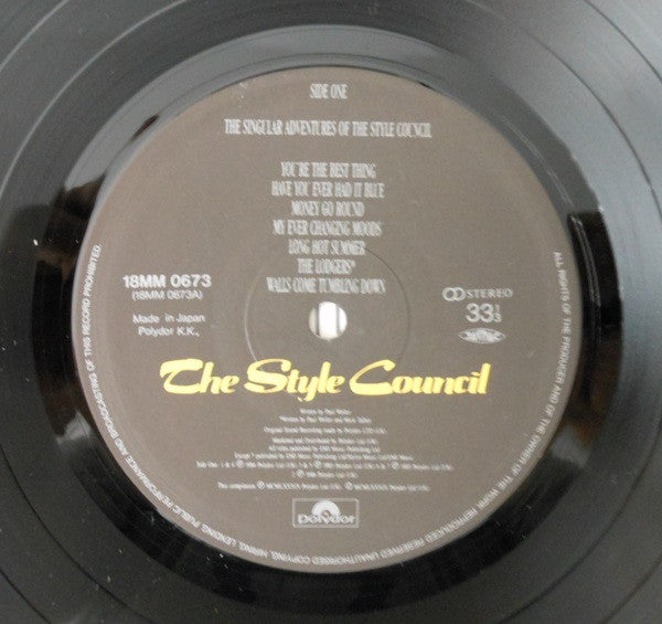 Master Release: The Singular Adventures Of The Style Council (Greatest Hits Vol. 1) by The Style Council