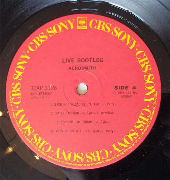 Release: Live! Bootleg-Vinyl-Japan-1985-32AP 3126~7-4608353