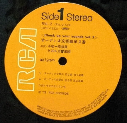 Master Release: Audio Symphony No.2 (Check Up Your Sounds Vol.2) = オーテイオ交響曲・II by Kouichi Sugiyama