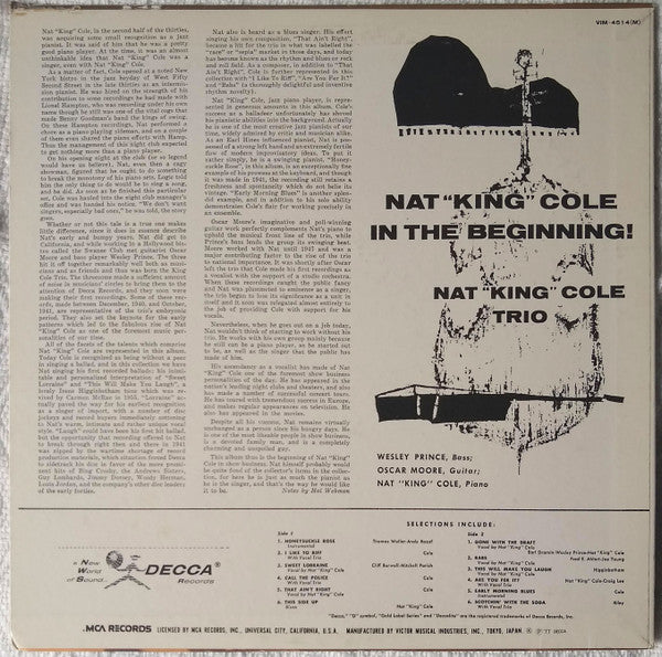 Release: In The Beginning-Vinyl-Japan-1977-VIM-4514-5813732
