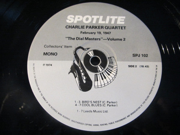 Charlie Parker On Dial Volume 2