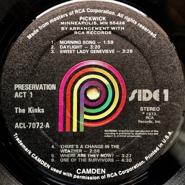 Preservation Act 1
