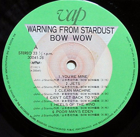 Warning From Stardust