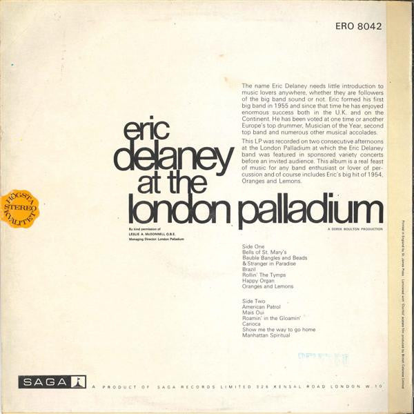 Release: At The London Palladium-Vinyl-UK-1968-ERO 8042, ERO 8042-3245242
