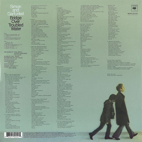 Release: Bridge Over Troubled Water-Vinyl-Europe-2007-88697159521, 88697159521-1783782