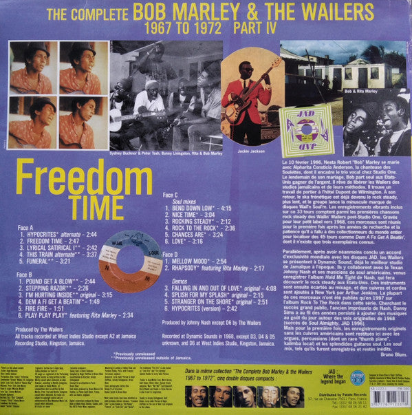 Master Release: Freedom Time by Bob Marley & The Wailers