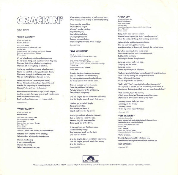 Crackin' - I