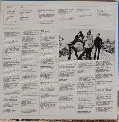 Release: Little Feat-Vinyl-US-1983-WS 1890-4924027