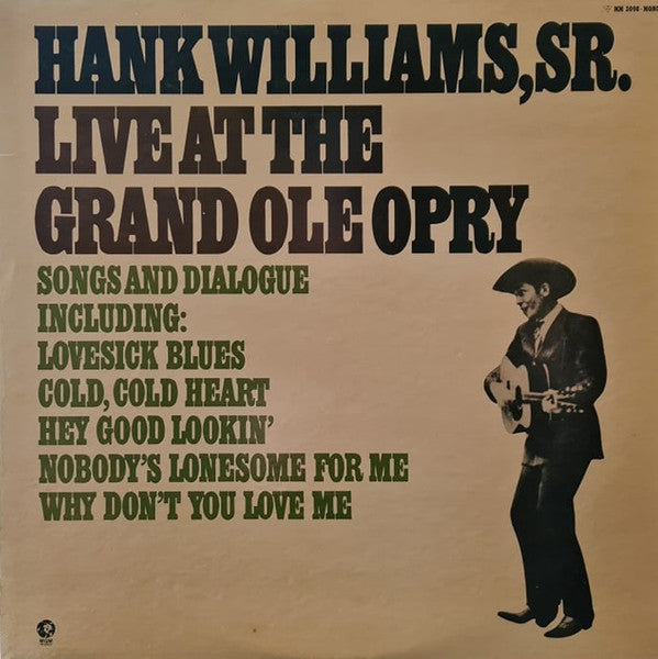 Master Release: Live At The Grand Ole Opry by Hank Williams