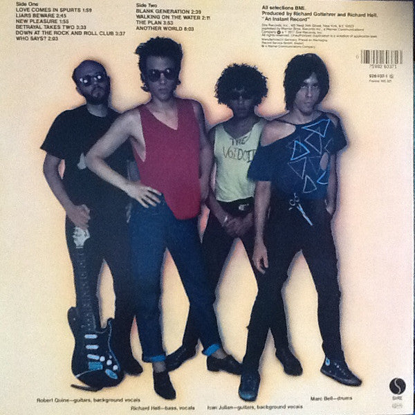 Release: Blank Generation-Vinyl-Germany-1985-926 037-1-2078729
