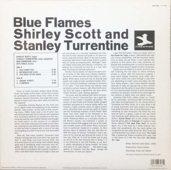 Master Release: Blue Flames by Shirley Scott