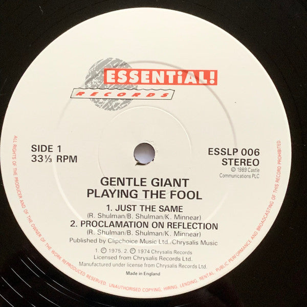 Playing The Fool
