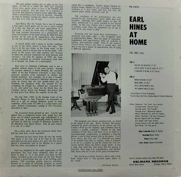 Release: At Home-Vinyl-Japan-1971-PA-7010-7520239