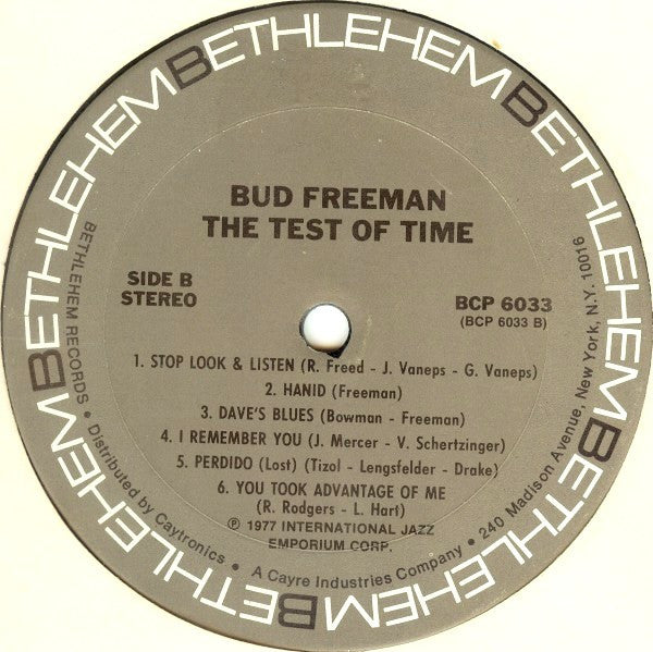 The Test Of Time