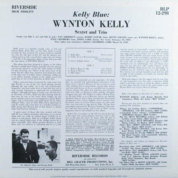 Release: Kelly Blue-Vinyl-Japan-1984-VIJ-108-7321886