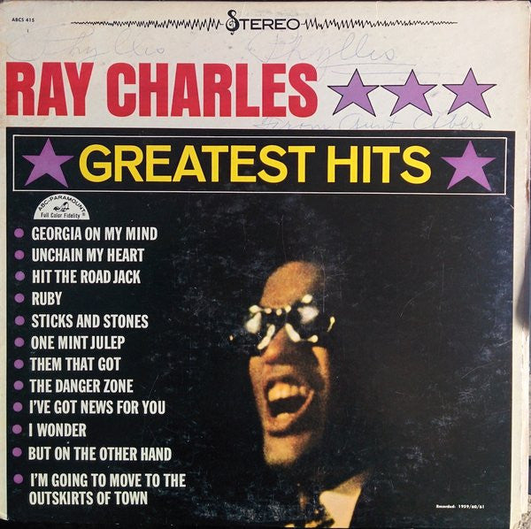 Release: Greatest Hits-Vinyl-US-1962-ABCS-415, ABCS 415-2264669