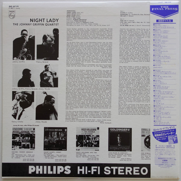 Master Release: Night Lady by The Johnny Griffin Quartet