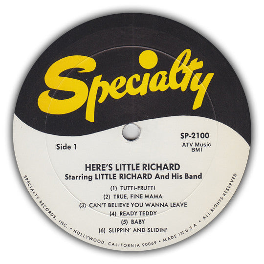 Master Release: Here's Little Richard by Little Richard