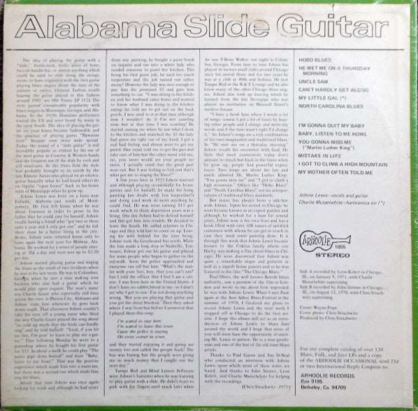 Alabama Slide Guitar