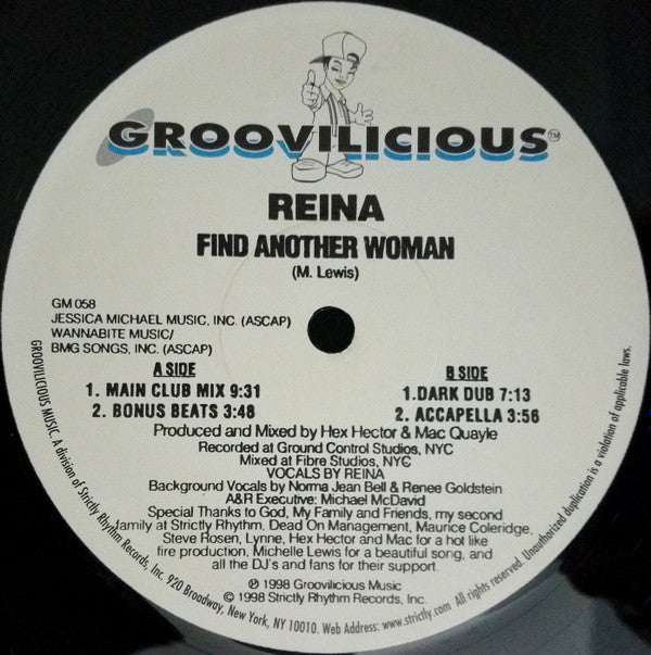 Release: Find Another Woman-Vinyl-US-1998-GM 058-9990984