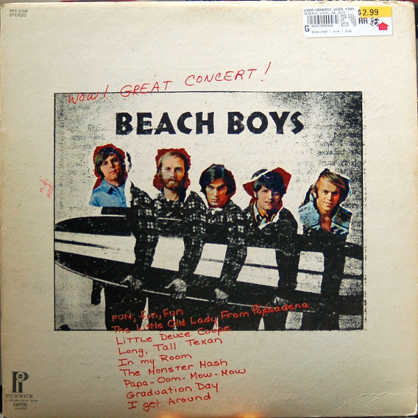Release: Wow! Great Concert! "High Water"-Vinyl-US-1972-SPC-3309-8733492