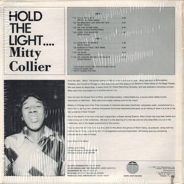 Master Release: Hold The Light... by Mitty Collier