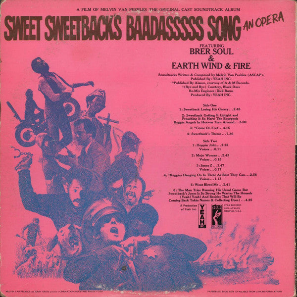 Master Release: Sweet Sweetback's Baadasssss Song (An Opera) by Melvin Van Peebles