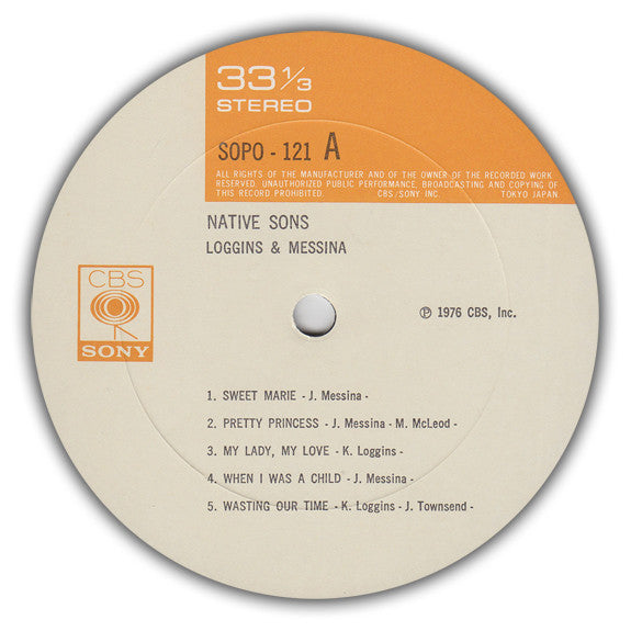 Release: Native Sons-Vinyl-Japan-1976-SOPO 121-4761284