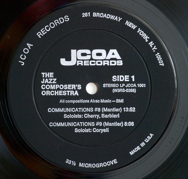 Release: The Jazz Composer's Orchestra-Vinyl, Box Set-US-1968-LP 1001/2-2406391