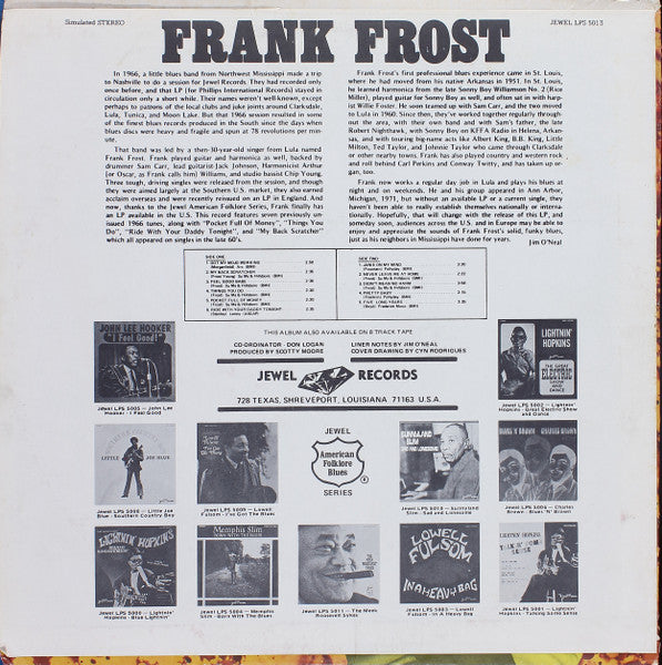 Release: Frank Frost-Vinyl-US-1973-LPS 5013-3710835
