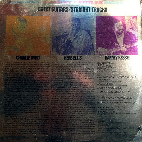 Master Release: Straight Tracks by The Great Guitars